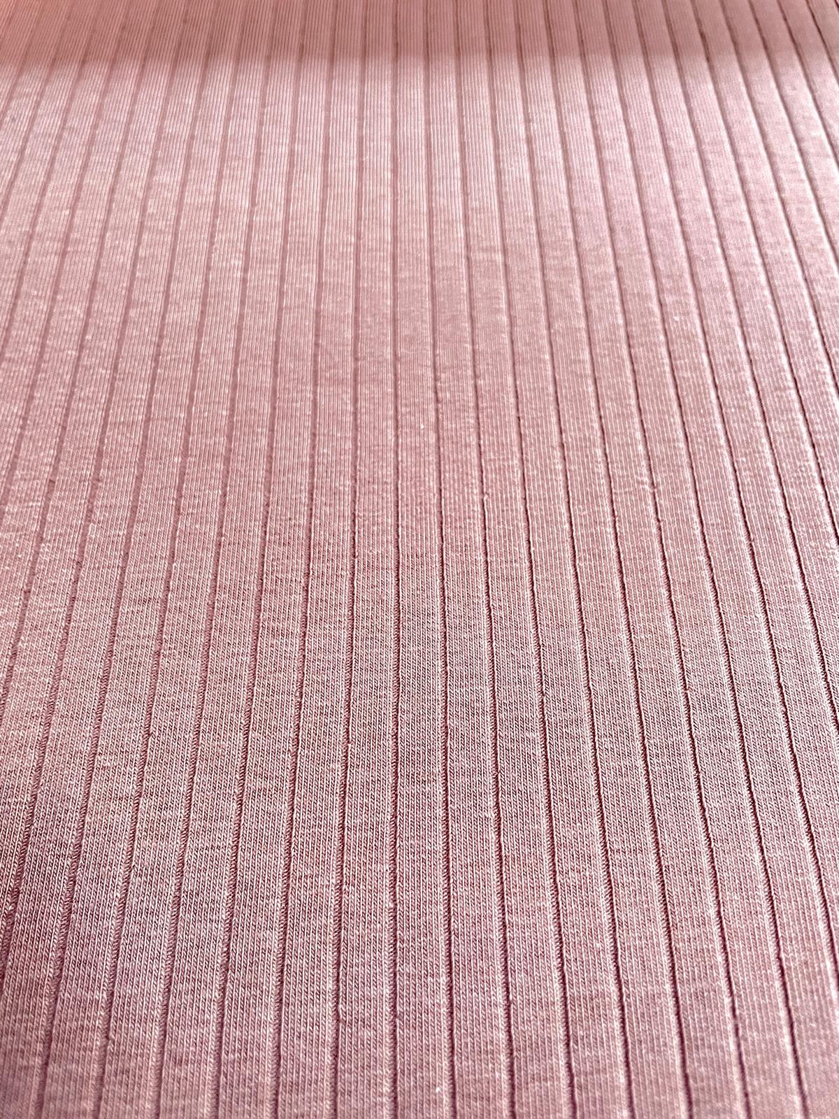 Jersey gerippt altrosa 